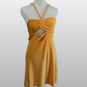 H&M Orange terrycloth dress